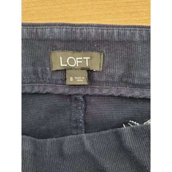 Loft beaded side zip Pineapple Shorts w pockets sz 8 - Picture 8 of 14